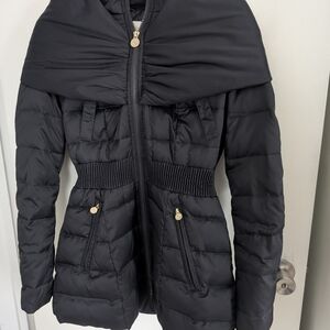 Laundry By Shelli Segal Elegant Black Puffer Coat